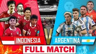 Indonesia Vs Argentina - FIFA Matchday (FULL MATCH)