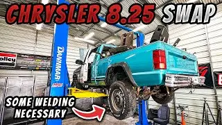 Chrysler 8.25 Axle Swap on Turbo LS Swap Jeep Comanche MJ