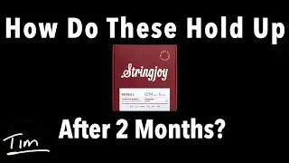 Stringjoy Phosphor Bronze New vs 2 Months Old Demo