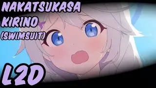 [Blue Archive] Nakatsukasa Kirino (Swimsuit) L2D [ENG SUB]