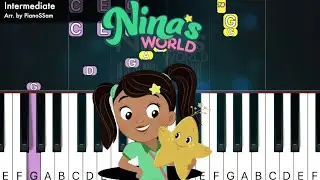 [Intermediate] Nina's World Theme Song - Nina's World | Piano Tutorial