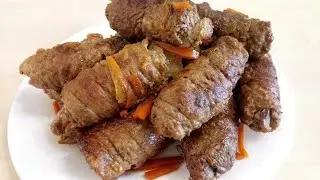 Beef fingers. Krucheniks. Rolls. Yummy! Another recipe for meat rolls