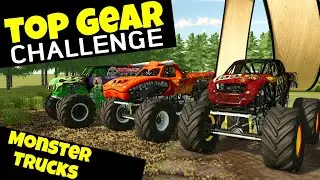 MONSTER TRUCK Madness | Top Gear Challenge | Farming Simulator 22