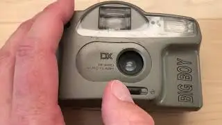 Premier Big Boy retro camera DX Big Finder 35mm film compact photo shooting device test
