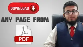 How To Download Single Page From PDF Files | PDF Se Single Page Kaise Download Kare