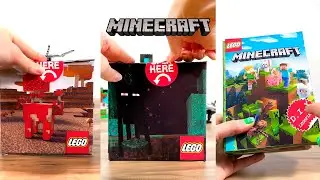 Mystery LEGO MINECRAFT REVEAL TOYS!!😱Full Compilation