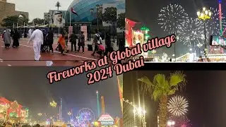 Celebrate new year firework 2024 in Global village||Dubai