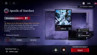 [Path To Nowhere] Dark Zone BFL Season 9 | Apostle of Stardust - 250k+ Asia | Week 1