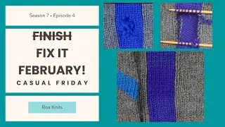 Repairing an Intarsia Sweater (35 years old!) // Casual Friday S7E04