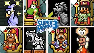 SUPER MARIO ADVANCE 4 - All e-Reader Levels: All Castles & Airships