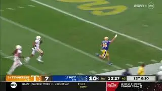 Pittsburgh TE incredible hurdle touchdown run 2022 College Football