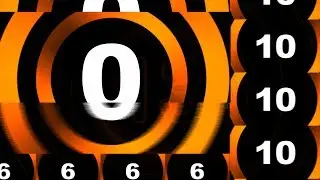 COUNTDOWN TIMER  Intro 10 to 0 ( v 647 ) 10 sec with voice & beep 4K