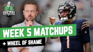 Fantasy Football 2021 - Week 5 Matchups + Wheel of Shame, How Bizarre - Ep. 1129