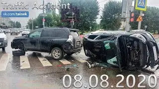 Подборка аварии ДТП на видеорегистратор от 08.08.2020 год