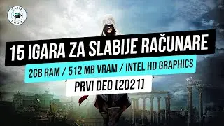 IGRE ZA SLABIJE RAČUNARE I LAPTOPOVE [2GB RAM / 512 MB VRAM / Intel HD Graphics] // Escape Game Show