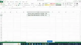 How to Open and Close worksheet in Excel. 