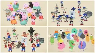 Peppa Pig, Sonic & Super Mario - Dumb Ways to Die 😁 NOT FOR KIDS!!!