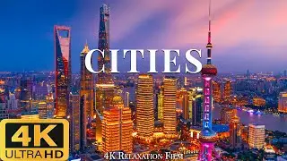The most beautiful cities in the world 4K ULTRA HD with relaxing music - a film for relaxation