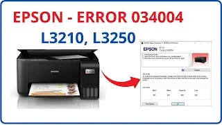ERROR 034004  Luces Naranja Impresora Epson L3210, L3250 Similares