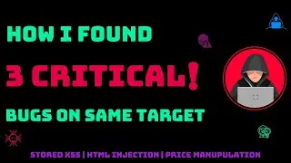 How i found 3 Critical vulnerabilities on same target | xss | HTML injection | parameter tempering