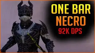 One Bar Stamina Necromancer Build - Oakensoul Ring 92k DPS - ESO , High Isle 2022