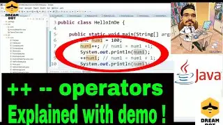 Java programming tutorial for beginners | Increment Decrement operators in Java !