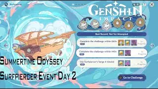 Genshin Impact | Summertime Odyssey Event | Surfpiercer Event Day 2