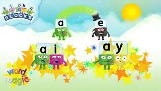 Learn to Read AY, AI and A_E | Phonics and Word Magic | 