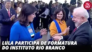 Presidente Lula participa de formatura do Instituto Rio Branco