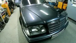 Mersedes Benz w 124 - полировка и нанесение защитного состава ч 1.