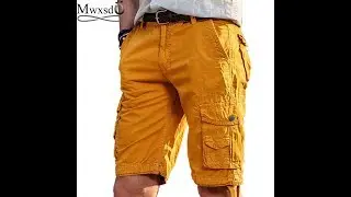 ОДЕЖДА с AliExpress – НОВИНКА! 🔴 ЛЕТНИЕ ХЛОПКОВЫЕ МУЖСКИЕ ШОРТЫ КАРГО