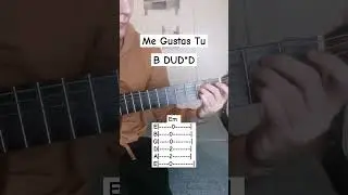 Me Gustas Tu guitar with tab ♥️