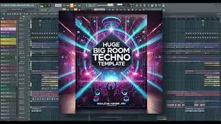 🎧 Epic Big Room Techno FL Studio Project – Hardwell Style! 🔥