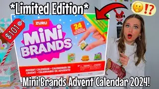 UNBOXING A GIANT *LIMITED EDITION* MINI BRANDS ADVENT CALENDAR 2024!!🫢🎁⁉️(24 MYSTERY BOXES!!😱)