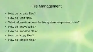 Linux Client Administration - Command Line Navigation