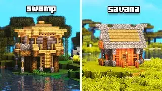 3 Simple Starter Houses for Survival | Minecraft
