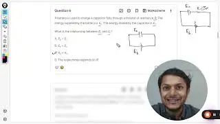 A battery is used to charge a capacitor fully through a resistor of resistance R. The energy supplie