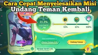 FREE LUNOX EPIC SKIN !! How to quickly complete the mission of the mobile legends friends