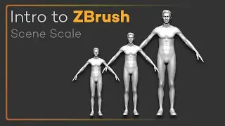 Intro to ZBrush 031 - ZBrush Scene Scale - how to import properly to maintain scale!