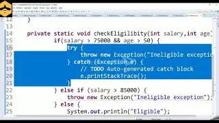 Difference between throw and throws in Java | Exception handling | Java tutorial for beginners !