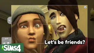Sims 4 Let's Play: Can a werewolf and a vampire make a science baby?