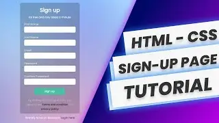 Login Form using HTML and CSS
