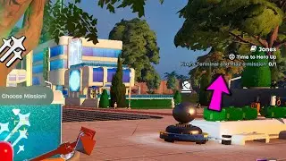 Find a Terminal and Play a mission - Fortnite Lego Expeditions Quests