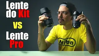 Lente Pro vs Lente do Kit