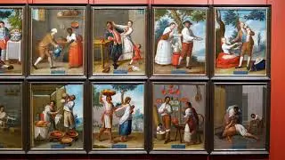 Pride and anxiety in New Spain: Francisco Clapera, set of sixteen Casta paintings, c. 1775