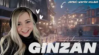 japan's hidden hot spring village ♨️ ginzan onsen in winter