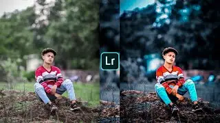 Dark Blue And Orange Tone Lightroom Photo Editing Tutorial | Lightroom Photo Editing