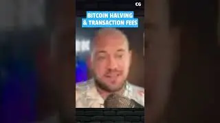 BITCOIN HALVING AND TRANSACTION FEES #SHORTS