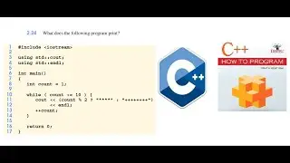 What is the output of this programe Solution How to program with C++