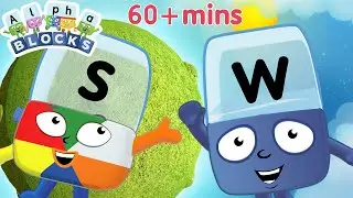 Learning Videos for 5 Year Olds | 60 minutes Learn to Read | 